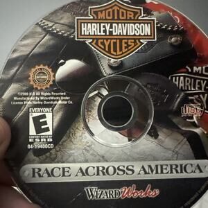 Harley-Davidson: Race Across America PC CD-Rom 1999 Windows motorcycle game